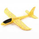 EPP Foam Hand Throw yellow Airplane 35CM Outdoor Launch Glider Plane Interesting Toys