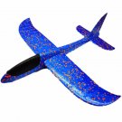 EPP Foam Hand Throw blue Airplane 35CM Outdoor Launch Glider Plane Interesting Toys