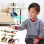 Kids Toy Mini RC red Drone Fly Helicopter Suspension Induction LED Light Remote Control