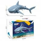 toy 2.4G remote control grey shark boat simulation waterproof protection withbox