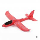 Hand Throw Foam red Plane 48CM Toys Outdoor Launch Glider Fly Toys Puzzle Model Jouet