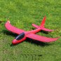Hand Throw Foam red Plane 48CM Toys Outdoor Launch Glider Fly Toys Puzzle Model Jouet