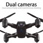 Quadcopter black Drones 2.4Ghz 4CH 1080P 5MP WIFI Optical Flow Dual Camera With HD Flying