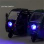1:30 Alloy Express Transport Tricycle Car Model City Post Tricycle Truck Transport