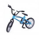 Sky Blue Bicycle Toys Model Mini Finger Mountain Bikes Diecast Nickel Alloy Stents