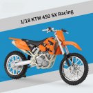 Toy High Simulation Collection Motorcycle 1:18 KTM 450 SX racing Alloy Model Diecast Metal