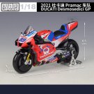 Vehicle Collection 1:18 Ducati Desmosedici GP 2021 Pramac 89 Alloy Racing Toy