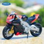 Motorcycle Model Simulation 1:18 Aprilia RSV4 Factory Alloy Sports Metal With retail box