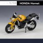 Motorcycle Model Simulation 1:18 HONDA Hornet Sports Diecast Metal Toy With foam box
