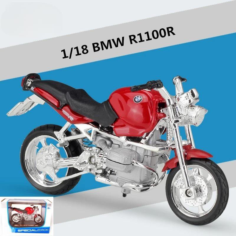 Motorcycle Model High Simulation 1:18 BMW R1100R Diecast Metal Racing Toy With retail box