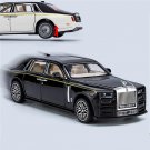 Toy black Rolls Royce Phantom Masory 1:30 Luxy Car Model Diecasts Metal High Sound And Light
