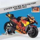 1:18 Red Bull 88 2021 KTM RC16 Racing Motorcycle Model Diecast Metal Toy with retail box