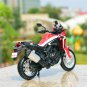 Motorcycle Model Simulation 1:18 red Honda Africa Twin DCT Diecast Toy with retail box