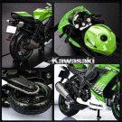 1:18 Motorcycles Kawasaki Ninja ZX 10R Sports Model Simulation Metal Toy With foam box