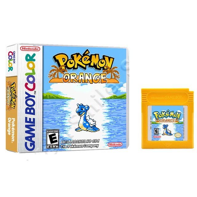 Pokemon Orange US Game Card GBC Sapphire With Box
