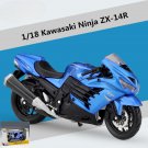1:18 Kawasaki Ninja ZX14R Alloy Motorcycle Sports Model Diecast Metal Toy With retail box