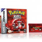 Pokemon Cartridge Game Card GBA Ruby With Box