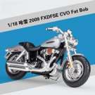 Simulation 1:18 Model 2009 Harley FXDFSE CVO Fat Bob Cruise Motorcycle Toy With foam box