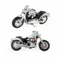 Simulation 1:18 Model 2009 Harley FXDFSE CVO Fat Bob Cruise Motorcycle Toy With foam box