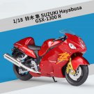 Toy 1:18 SUZUKI red GSX1300R Motorcycle Model Simulation Diecast Metal With foam box