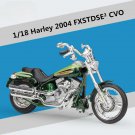 Toy 1:18 Harley FXSTDSE CVO Alloy Motorcycle Model Diecast Metal Racing With foam box