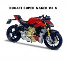 Simulation 1:18 Collecting Model Ducati V4 S Kawasaki MotoCar Motorcycle Model Toy