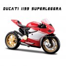 Simulation 1:18 Collecting Model Ducati 1199 Superleggra Kawasaki MotoCar Motorcycle Model Toy