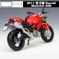 Simulation Red Motorcycle 1:18 Ducati Monster 696 Racing Model Metal Toy with retail box