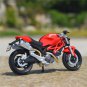 Simulation Red Motorcycle 1:18 Ducati Monster 696 Racing Model Metal Toy with retail box