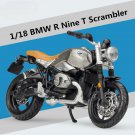 1:18 BMW R Nine T Scrambler Motorcycle Toy Vehicles Simulation Metal With foam box