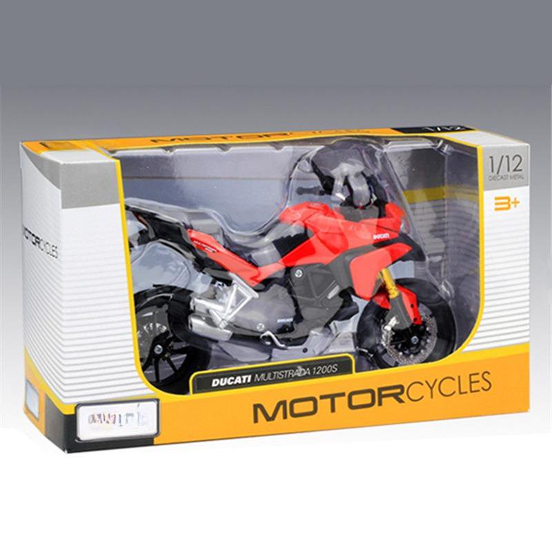 Motorcycle Model Simulation 1:18 DUCATI Monster 1200S Race Diecast Metal With retail box