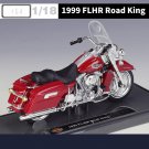 Kids Toy Simulation 1:18 1999 FLHR Road King Alloy Classic Motorcycle Model Metal