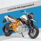 Simulation 1:18 2016 Ducati KTM 990 Alloy Racing Street Motorcycle Model Diecasts Metal