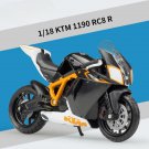 Simulation 1:18 2016 Ducati KTM 1190 Alloy Racing Street Motorcycle Model Diecasts Metal