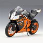 Toy Simulation 1:10 KTM 1190 RC8 R Motorcycle Model Metal Street Racing With retail box