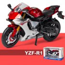 Toys 1:12 Yamaha Red YZF R1 Die Cast Motorcycle Model Shork Absorber Off Road Autocycle