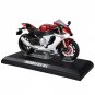 Toys 1:12 Yamaha Red YZF R1 Die Cast Motorcycle Model Shork Absorber Off Road Autocycle