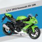 Racing Motorcycle Model Simulation 1:12 Kawasaki Ninja green ZX 10R Diecast Street Metal