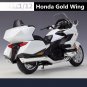 Toy 1:12 HONDA 2020 Gold Wing White Motorcycle Model Diecast Metal with foam box