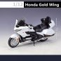 Toy 1:12 HONDA 2020 Gold Wing White Motorcycle Model Diecast Metal with foam box