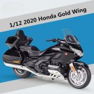 Toy 1:12 HONDA 2020 Gold Wing Black Motorcycle Model Diecast Metal with foam box