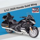 Toy 1:12 HONDA 2020 Gold Wing Black Motorcycle Model Diecast Metal with retail box