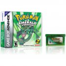 Pokemon Cartridge Game Card GBA Emerald With Box