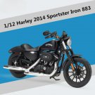 1:12 Harley 2014 Sportster 883 Bob Alloy Motorcycle Model Simulation Diecast Metal Toy