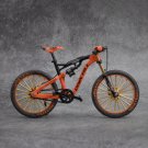 Toy Racing orange bike 1:8 Alloy Model Diecast Metal Finger Simulation Collection Toys