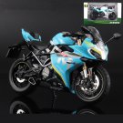 1:12 CFMOTO blue 250SR Racing Cross country Competition Motorcycle Simulation Metal