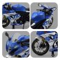Scale 1:12 blue Suzuki GSX R1000R Alloy Motorcycle Model Collection Diecast Car Toys