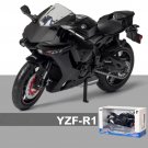 Toys 1:12 Alloy Yamaha Black YZF R1 Motorcycle Model Vehicle Autobike Shork Absorber
