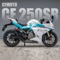 1:12 CFMOTO 250SR Alloy Racing White Motorcycle Model Simulation Metal Collection