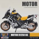 Toy 1:12 R1250GS yellow Alloy Racing Metal Street Sports Motorcycle Model Simulation